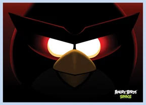 Folder cardboard "Angry Birds" 31.7x23.2cm with elastic bands assorted