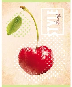 Notebook sguared 48sh. "Fruit Style" D