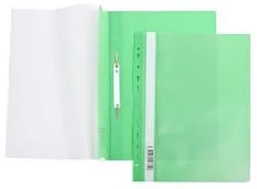 Clip file with perforation A4 0.14/0.18mm green