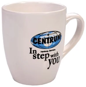 Krūzite ar logo "Centrum"