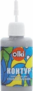 Akrila konturs OLKI 20ml sudrabs