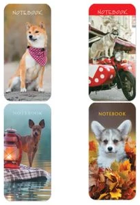 Notebook A6 48sh. glued pages "Dogs"