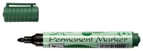 Permanent marker "Centrum" 2-5mm green bullet tip