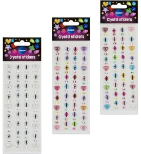 Decoration stickers  "CRYSTAL" 17x7cm
