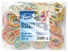 Gumijas naudai FOROFIS 250gr (80% lateksa) asorti