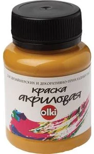 Akrila krāsa OLKI 100ml ohra dzeltena