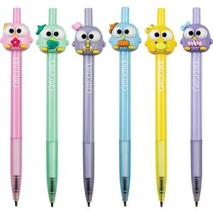 Automatic ball pen "Cute Chick" blue ink 0.7mm