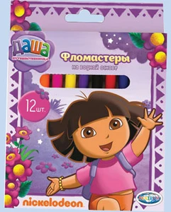 Фломастеры 12цв. "Dora"