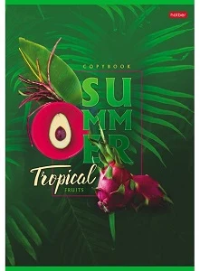 Notebook A4 squared 80sh."Tropical summer"