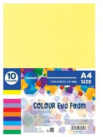 Colour EVA FOAM 10col. A4