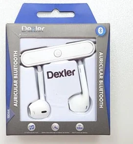 DEXLER Bluetooth ausu austiņas, 10m, brīvroku sistēmas, balts.
