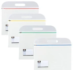 Mape ar rāvējslēdzēju A4 ar 2 nodalījumiem 0.17mm asorti