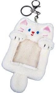 Dekoratīvais atslēgu piekariņš ar kabatiņu kartēm "Cute Cat" 15x9cm