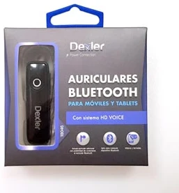 DEXLER Bluetooth ausu austiņas, 10m, brīvroku sistēmas, melns.