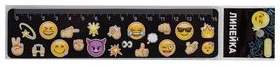 Ruler 15cm plastic "EMOJIDEX"