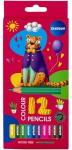 Zīmuļi 12kr. "SAFARI" garie, no plastikāta
