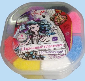 Foam putty drying set "Ever After High" 8col.x9g