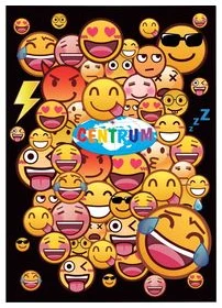 Mape-stūrītis "EMOJIDEX" L-veida A4 0.16mm assorti