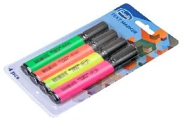 Set of 4 text markers chisel tip 1-4mm FOROFIS