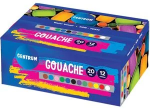 Poster colors 12col.х20ml Centrum paper box