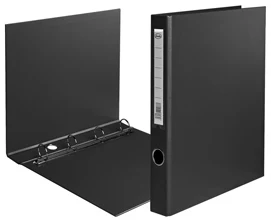 Mape ar 4 gredzeniem melna A4*4.5cm FOROFIS