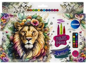 Flomāsteri 12kr. JUMBO, Līnijas platums: aptuveni 3 mm.