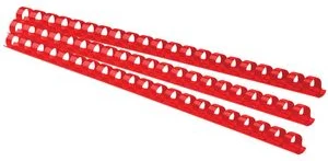 Spirāles plastmasas 14mm 125lp. FOROFIS 100gab. sarkanas