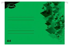 Папка подвесная для картотеки A4 FOROFIS из картона (зеленая), толщина 200г/м2