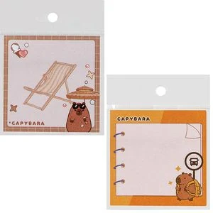 Paper sticky notes “Capybara” 50sh. 80x80mm