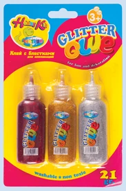 Клей с блестками 21ml (3шт.)