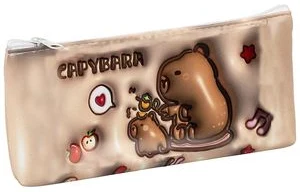 Penālis-kosmētikas maks 3D efekts “Capybara 3D” 20.5x9x2.5cm