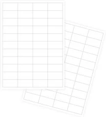 Self-adhesive white labels FOROFIS 48.5x25.4mm A4 100sh.