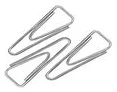 Paper clips 25mm FOROFIS nickel triangle 100pcs /paper box