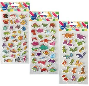 Декоративные наклейки Puffy "Animals" 190x100mm