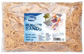 Gumijas naudai FOROFIS 1000gr d.40mm (80% lateksa) dabiska krāsa