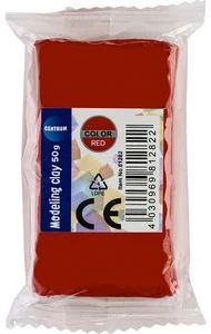 Plastilīns sarkana kr. 50g