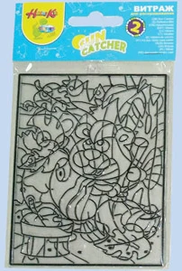Izkrāso vitrāžas 2gb. 12х9cm