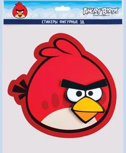 Decoration stickers 3D "Angry Bird" 25x35cm