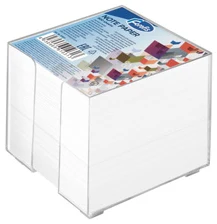 Piezīmju papīru kubs 9x9cm 800lp. balts paliktnī. FOROFIS