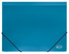Mape ar gumijām A4*3cm FOROFIS 0.60mm (zila)