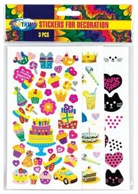 Decoration stickers HAPPY BIRTHDAY190x100mm