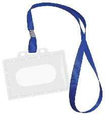 Identifikators FOROFIS (no cieta plastikāta) 55x90mm ar zilu auklu (42cm)