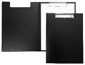 Clip board with cover "Centrum" A4  PVC black