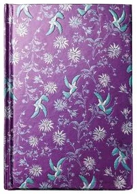Notebook  A6 ruled 80sh hardcover METALLIC
