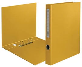 Mape ar 2 gredzeniem dzeltena A4*4.5cm FOROFIS