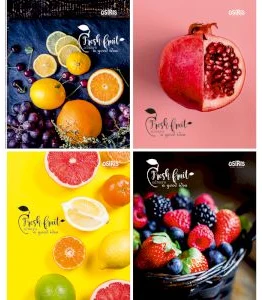 Klade rūtiņu 96lp. "Fresh Fruit"