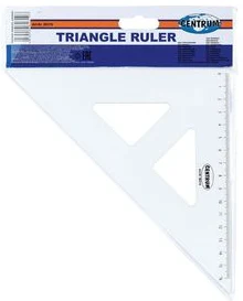 Triangle ruler 45°x16cm
