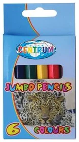 Карандаши 6цв. JUMBO ZOO короткие