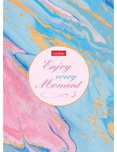 Notebook A6 squared 160sh. hard cover "Air Clouds"