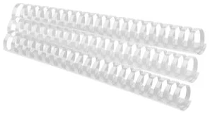 Spirāles plastmasas 28mm 270lp. FOROFIS 50gab. baltas